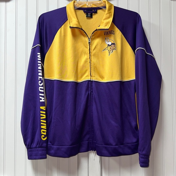 NFL Minnesota Vikings Track Jacket XL - Picture 1 of 5